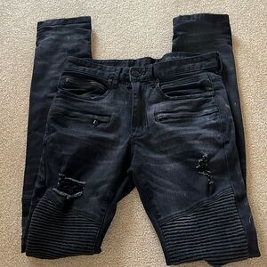 BK Signature Biker/Zipper Knee Jean